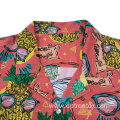 Custom Pineapple Printed Hawaii Style Beach Shirts